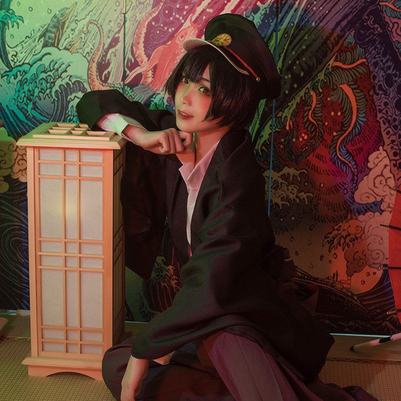 地缚少年花子君柚木司cos日式和风大正和服cosplay男装