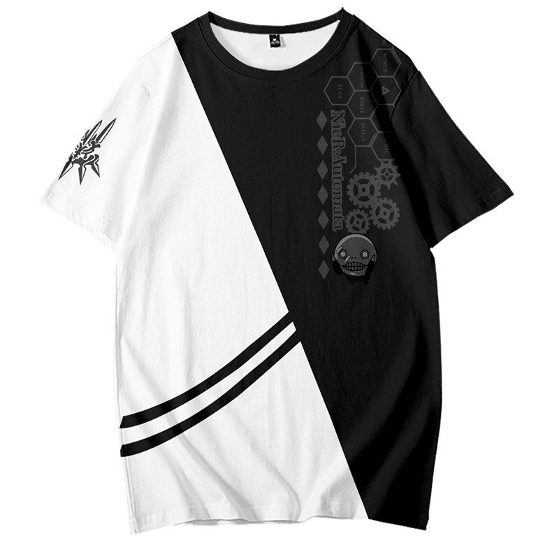 尼尔机械纪元动漫周边短袖2b小姐姐姐二次元羽织动漫t恤