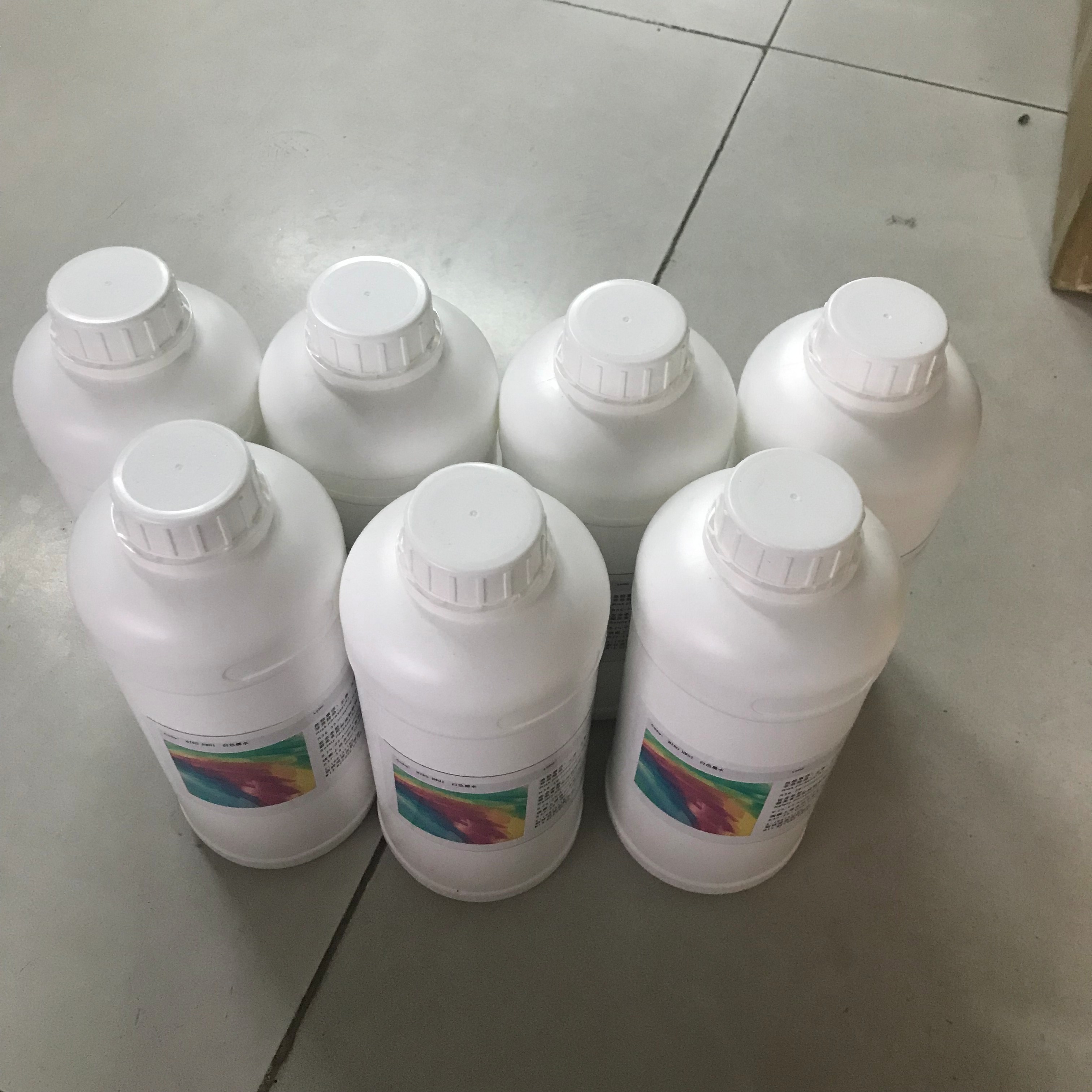 烫画墨水白墨打印机柯式专用水性白彩墨涂料墨水
