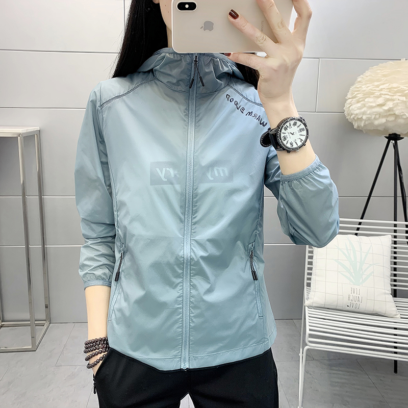 春夏户外皮肤衣男女防紫外线防晒衣超轻透气防晒服运动风衣外套装