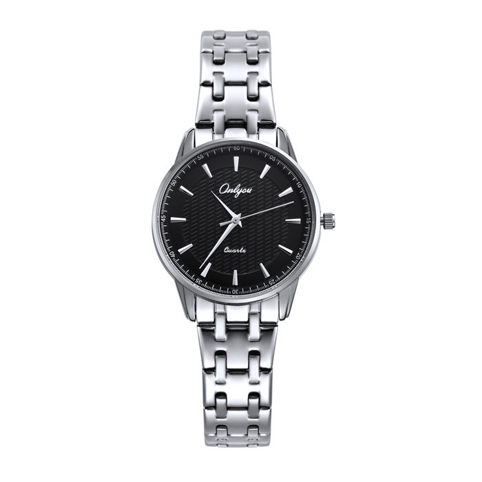 正品onlyou情侣手表奥利妮onlyyou情侣表一对钢带时尚国产腕表
