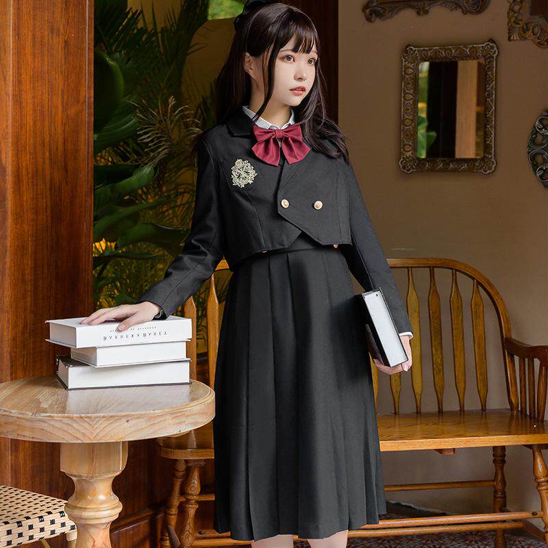 原创设计jk制服星空之旅护奶裙长款学生连衣裙学生校服