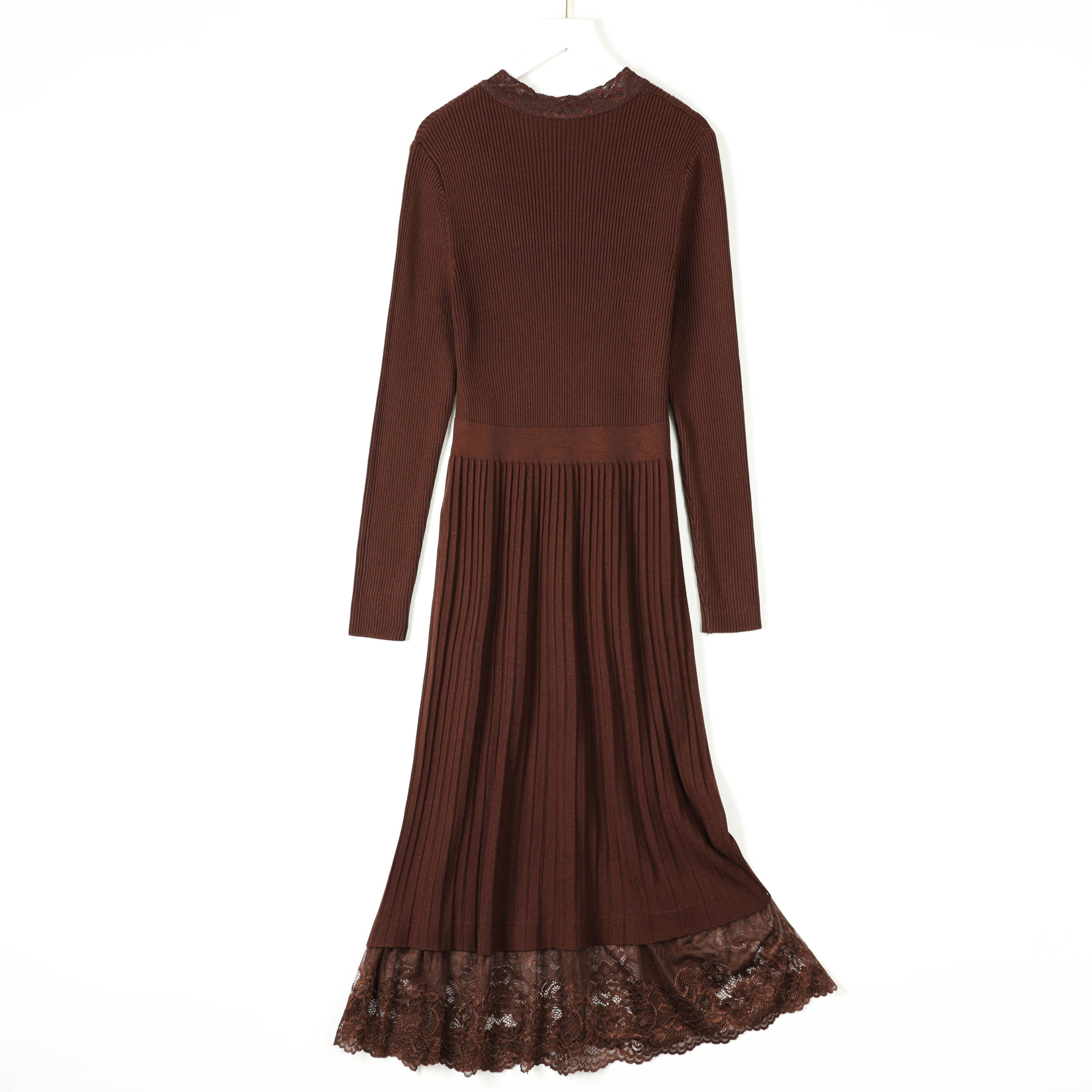 千屿轻奢定制蕾丝领结连衣裙gyj363-lyq1007-901连衣裙