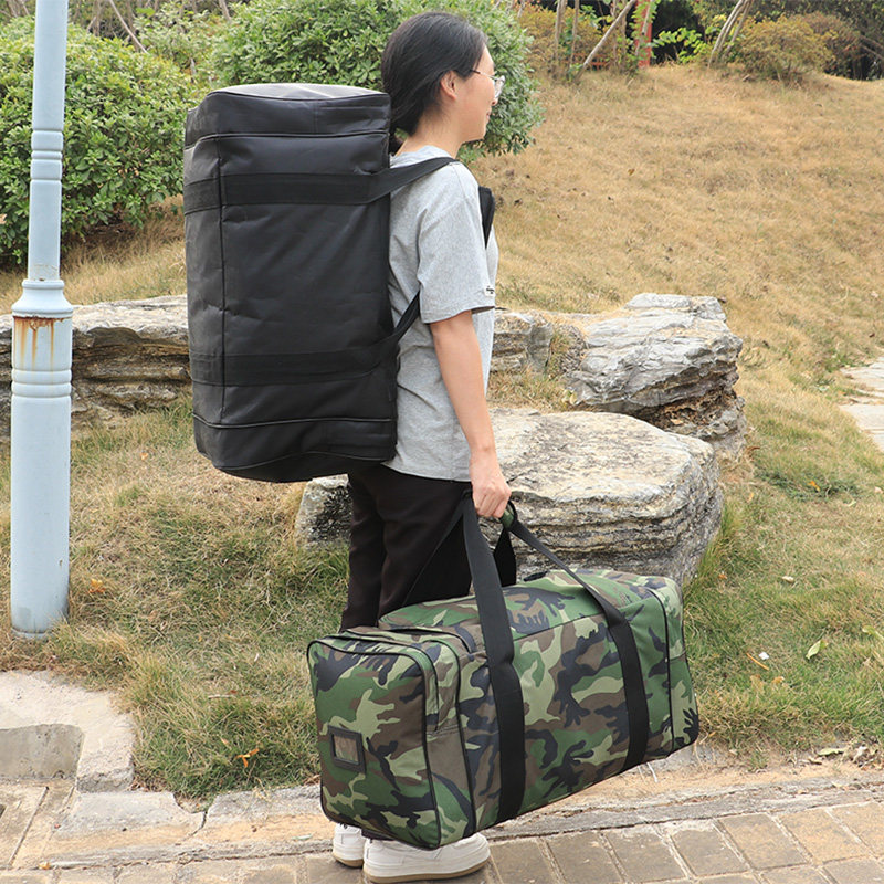 手提防水耐磨留包黑色留守消防前运包牛津布被装被子防尘袋