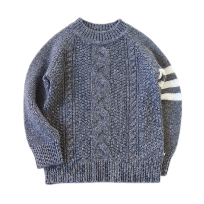 加厚男童毛衣2020冬款韩版儿童纯山羊绒衫小学生毛衣