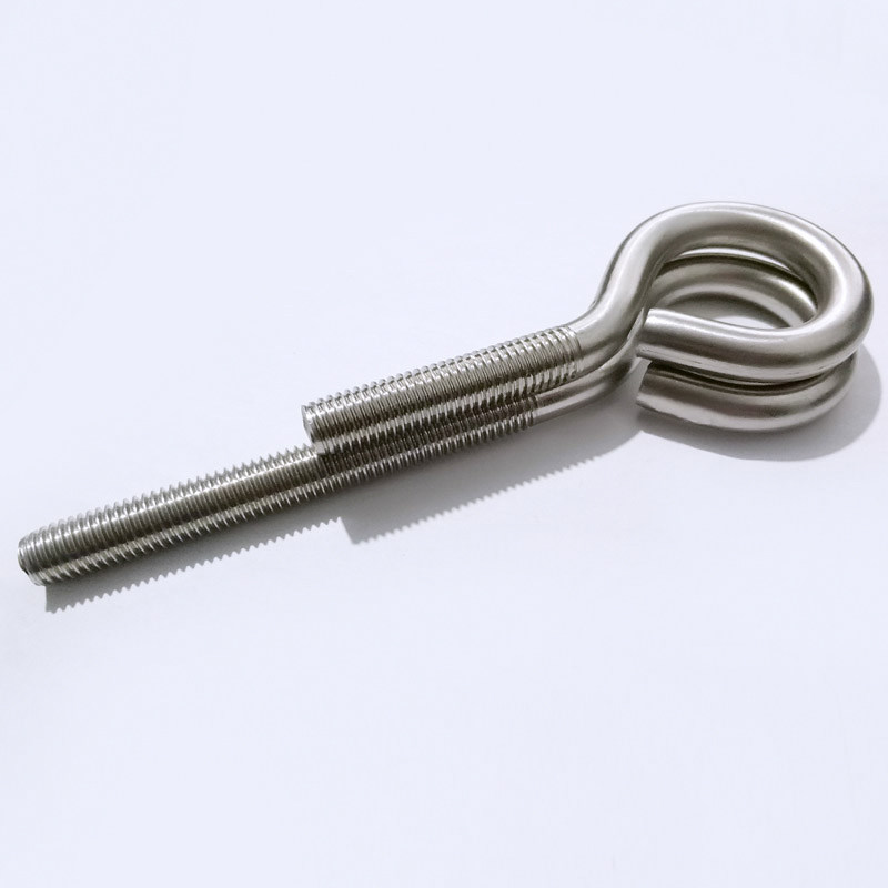 螺丝不锈钢吊钩丝带挂钩螺栓吊环羊眼钩子丝花挂钩