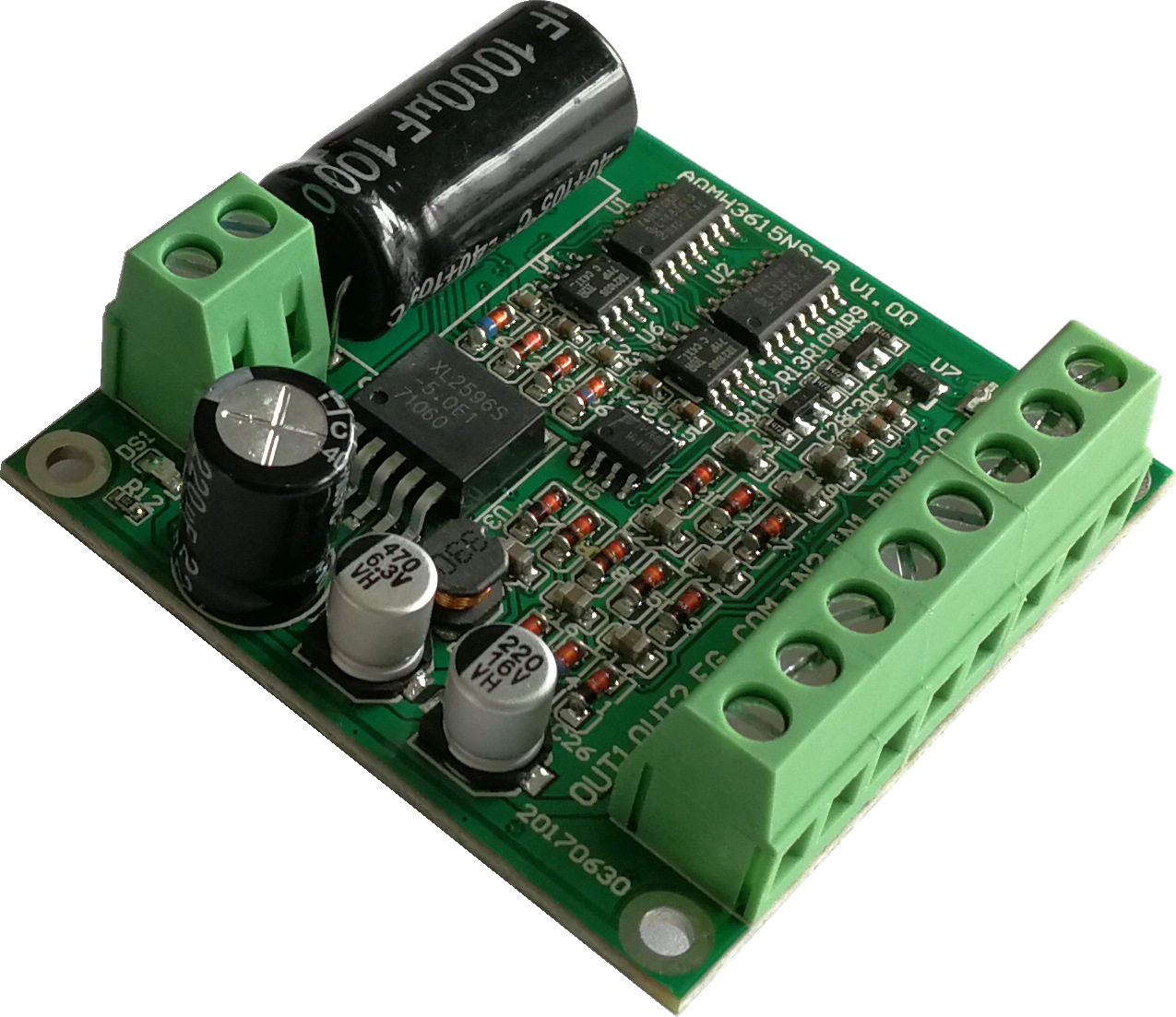 艾思aqmh3615ns9-36v15a直流电机驱动模块伺服定位系统