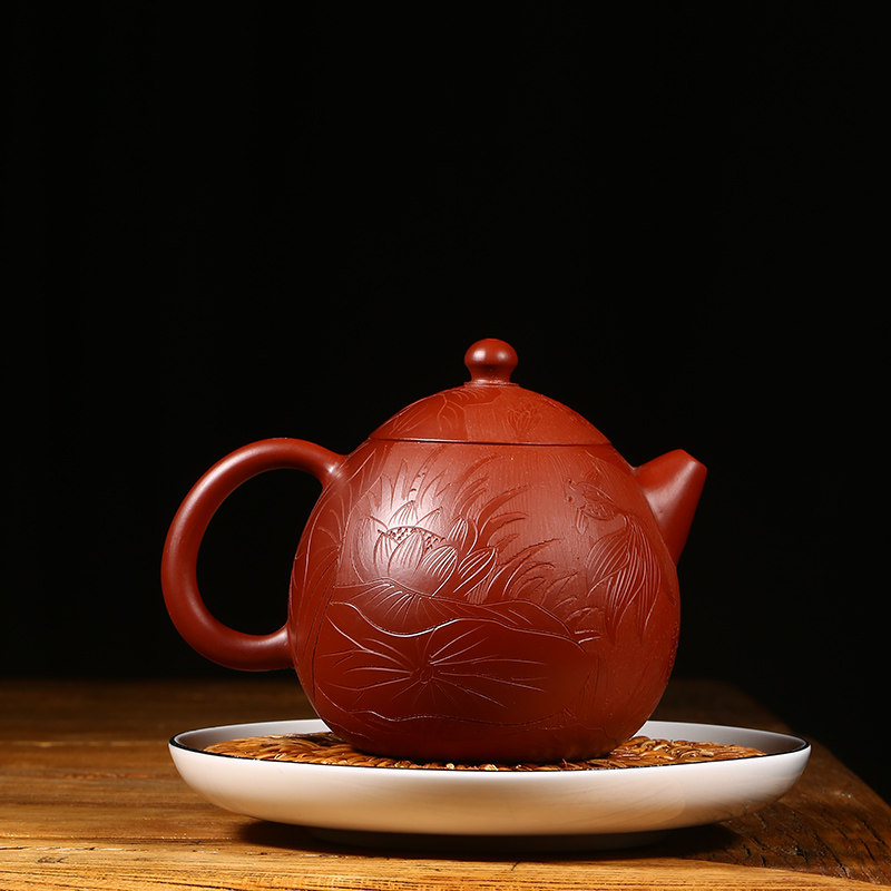宜兴兴纯紫砂壶手工泡茶茶壶功夫功夫茶茶具陆彩琴茶壶