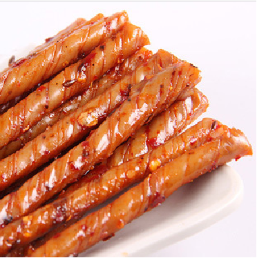 零食周长江小豆条小豆干辣条豆制品豆卷香辣卷大刀肉儿时零食