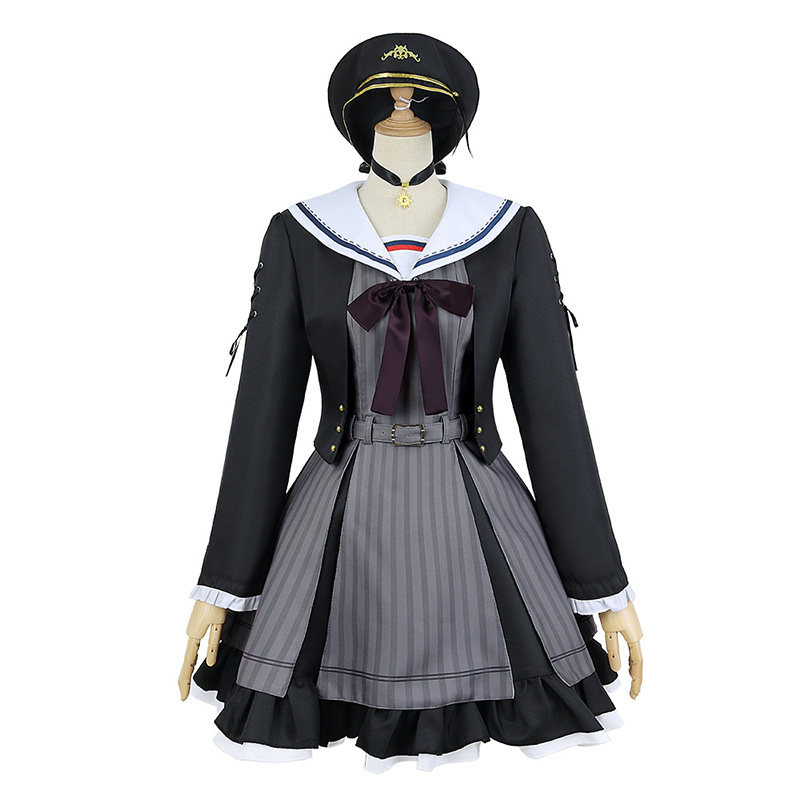 cgcos日本游戏vtuber虚拟偶像不知火芙蕾雅制服cosplay服装女装