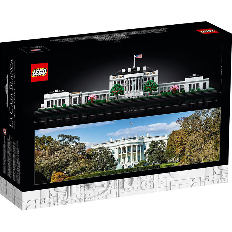 包邮乐高lego21054美国白宫经典21057建筑建筑系系列塑料积木