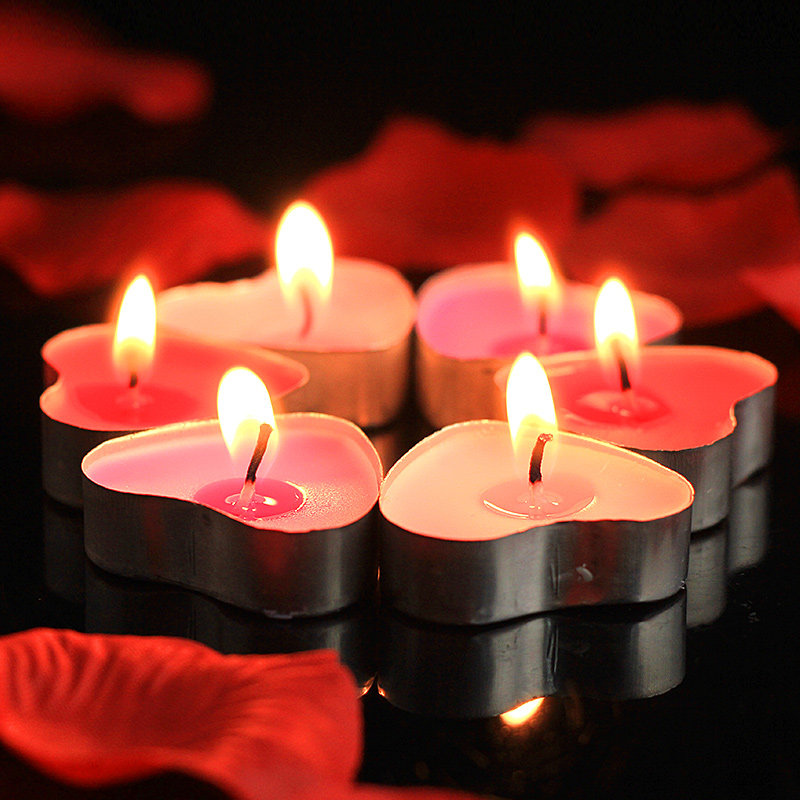 求婚蜡烛结婚表白香薰无烟情侣生日惊喜心形蜡烛