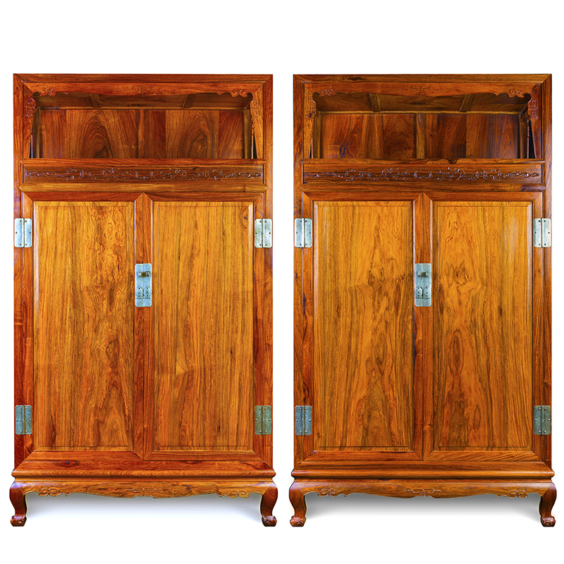 黄花梨万历柜一对黄花梨储物柜衣柜明清古典家具收藏老家具古典