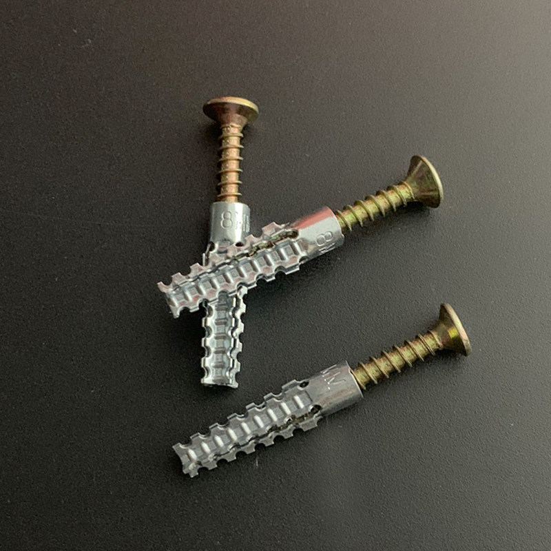 膨胀塑料胀管胶塞升级版轻型螺丝轻质螺栓胶粒膨胀螺丝