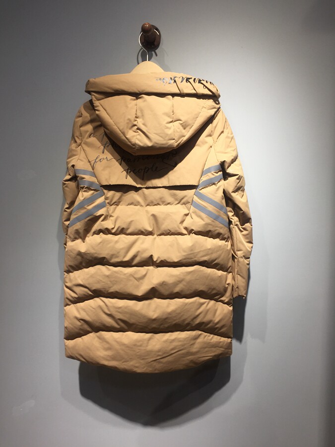 埃文羽绒服专柜正品旗舰店官方清仓商场同款连中长羽绒服