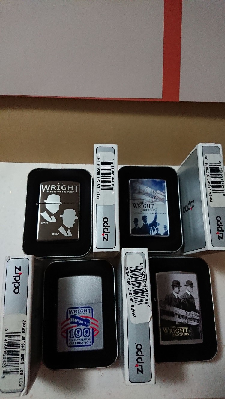 美国zippo打火机礼品收藏绝版经典03年飞行黑冰zippo