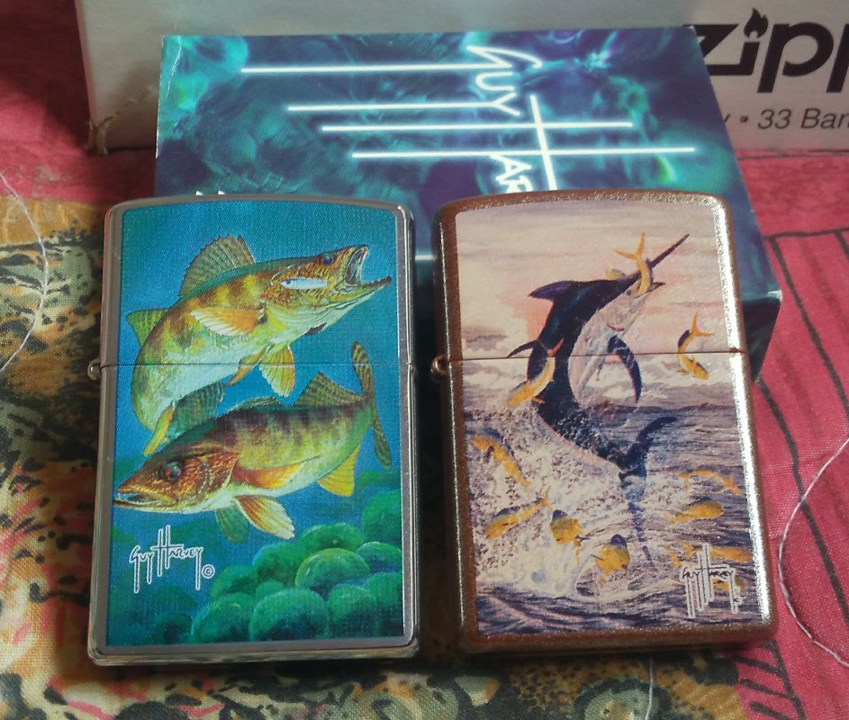 同龄老机正品美国zippo打火男机哈维剑鱼24450zippo