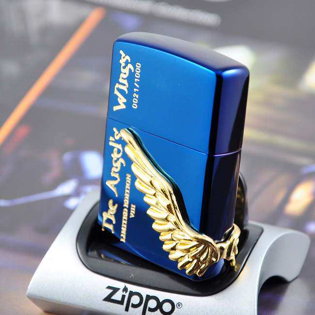 正品美国zippo打火机圣诞情人人日限量1000蓝冰zippo