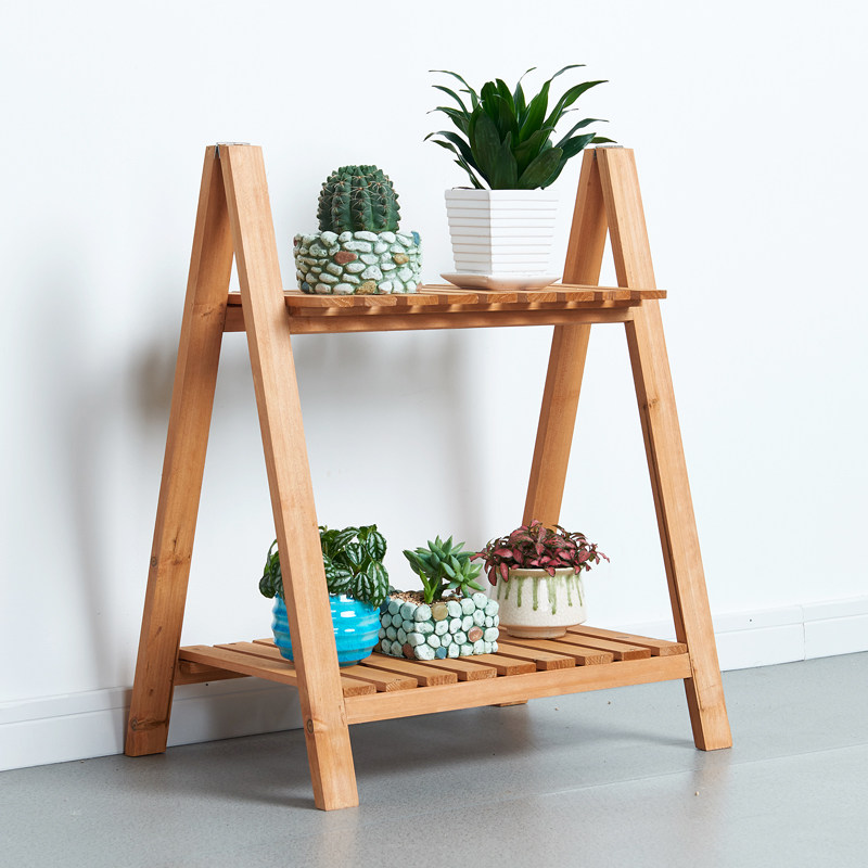 实木花架绿箩原木特价木头客厅单个飘窗多肉花架