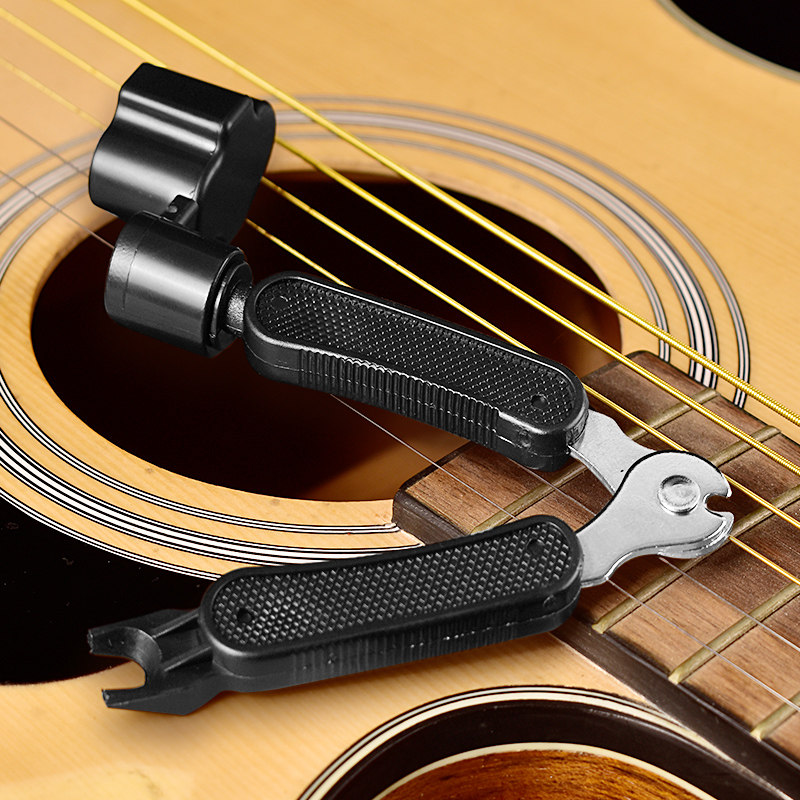 吉他弦器上弦剪弦换弦工具三合一民谣木吉拔锥起上弦器