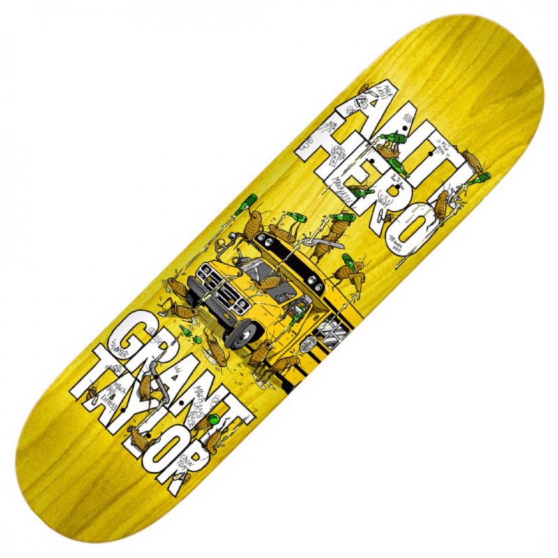 美国进口滑板板面antihero加拿大枫木墨西哥青少年性双滑板