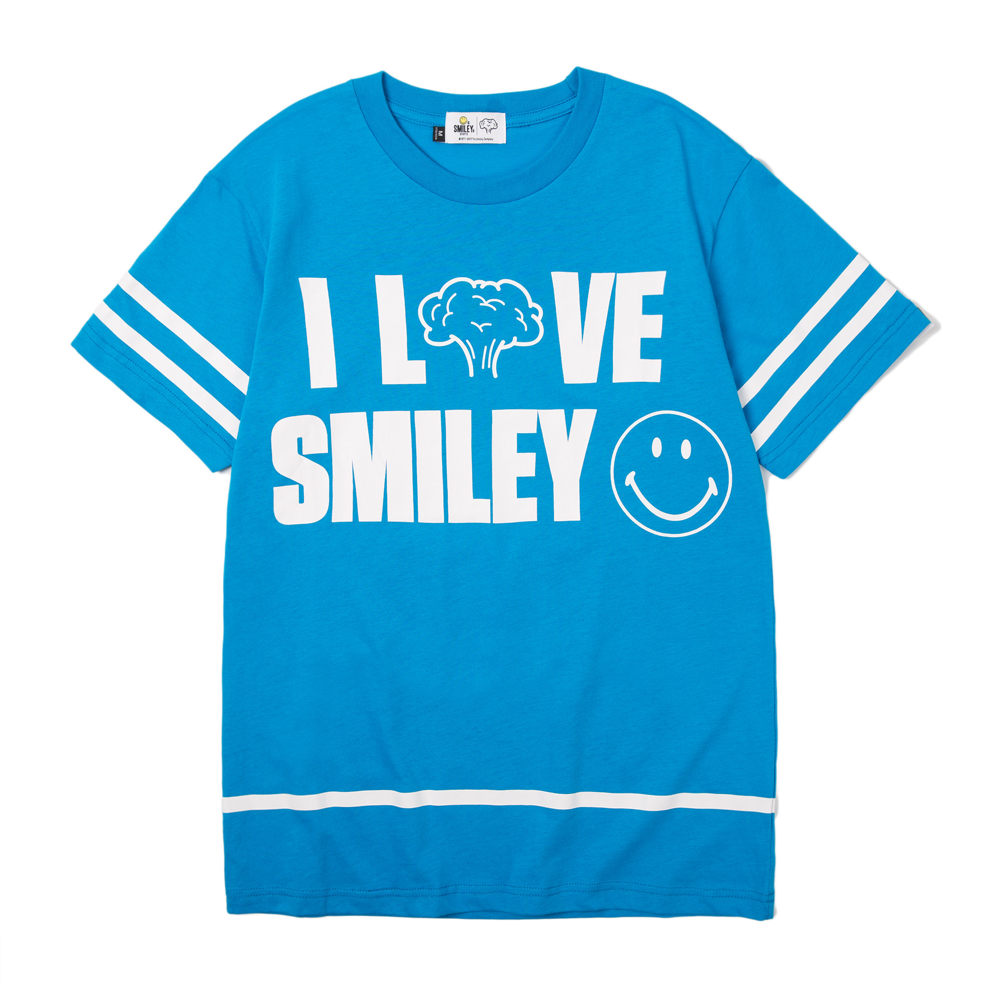 dueplay郑恺自主品牌smiley前幅love印花t恤夏季男女圆领潮流短袖