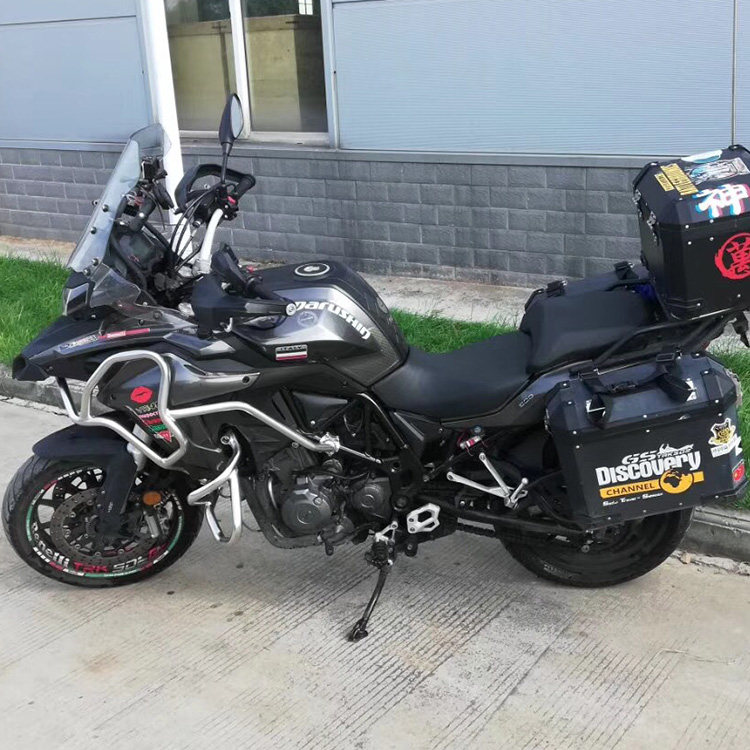 保险杠摩托车金鹏trk502贝纳利trk502x改装前护防摔摩托车保险杠