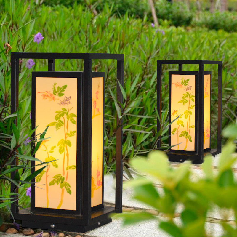 新中式室外灯柱园地花园接电别墅庭院灯草地景观景观庭院灯饰