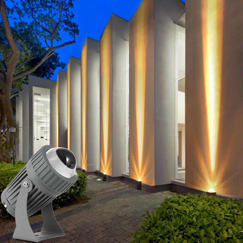 一束光led聚光灯远程射灯超亮光柱灯外墙灯窄光灯户外防水洗墙灯