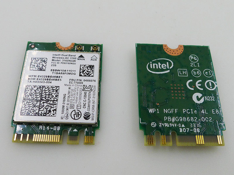 联想原装e550g40g50y40y50y70z40z50x240e10双频ac3160无线网卡笔记本