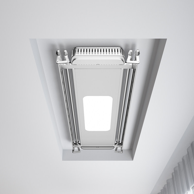 晾衣架courage嵌入式电动家用阳台隐形超薄自动智能置地