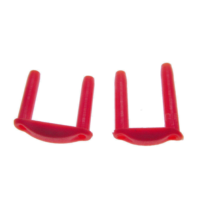 护线羽拍塌陷2连钉双连羽毛球拍黑色红色白色羽拍护线管