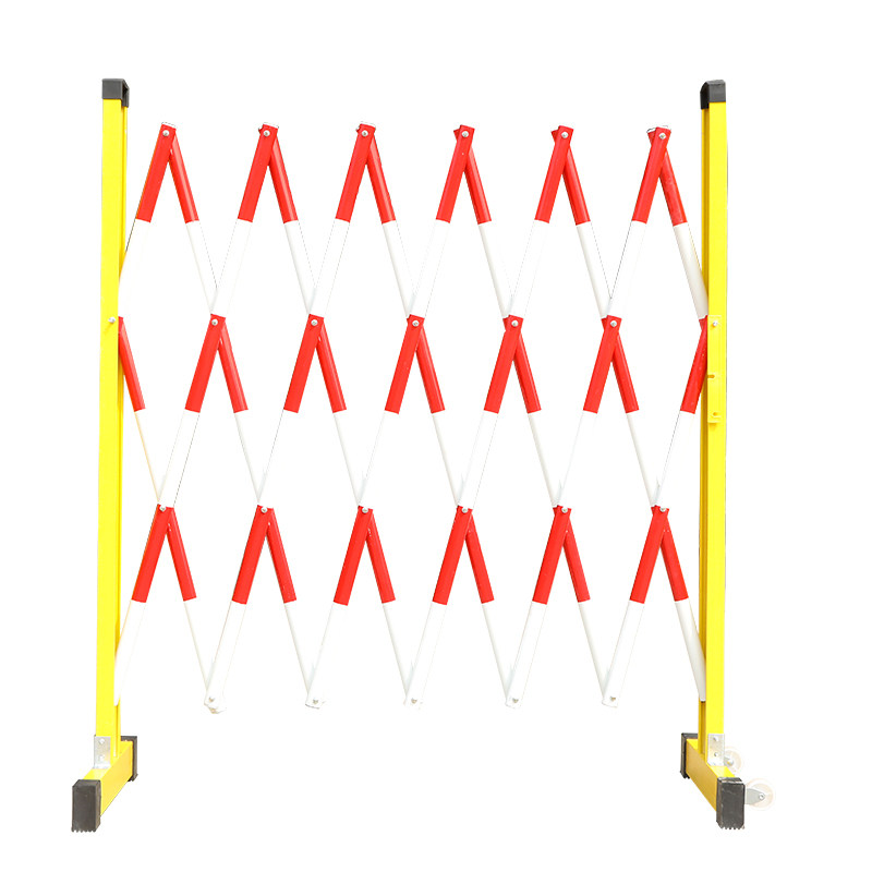 玻璃钢隔离绝缘电力安全栅栏管式伸缩围栏可移动式遮拦施工防护栏