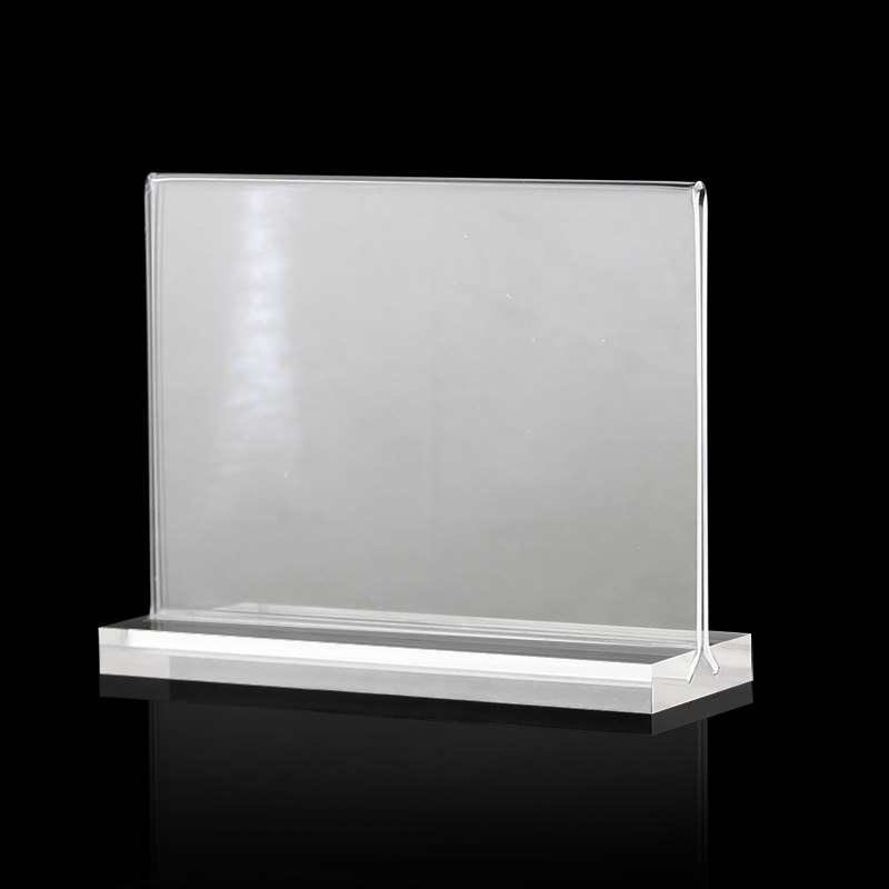 水牌亚克力台签透明立牌小型目录单价价格菜价定制菜谱