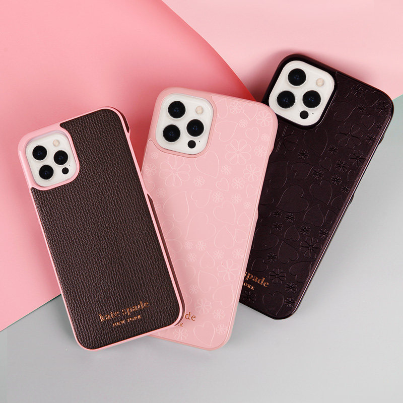 kate spade轻奢皮革适用于苹果12iphone 12/pro/max手机保护壳