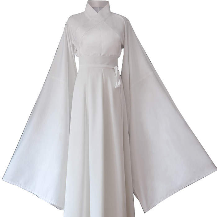 衔泥小筑汉服内衬婚服礼服服用纯棉府绸广袖中衣汉服