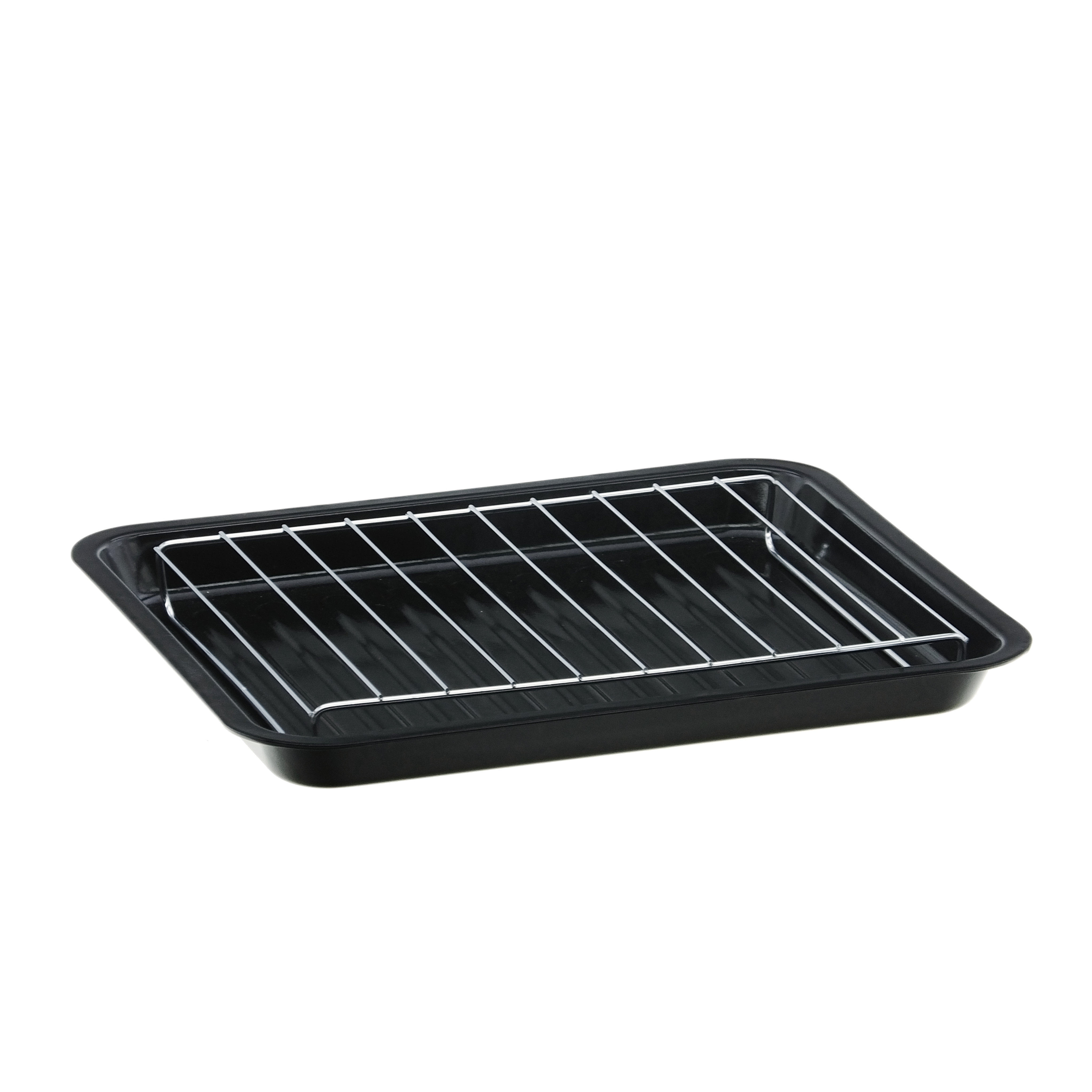 烤盘电烤箱搪瓷接油盘烤鸡家用蛋糕烘焙不沾食物烧烤盘