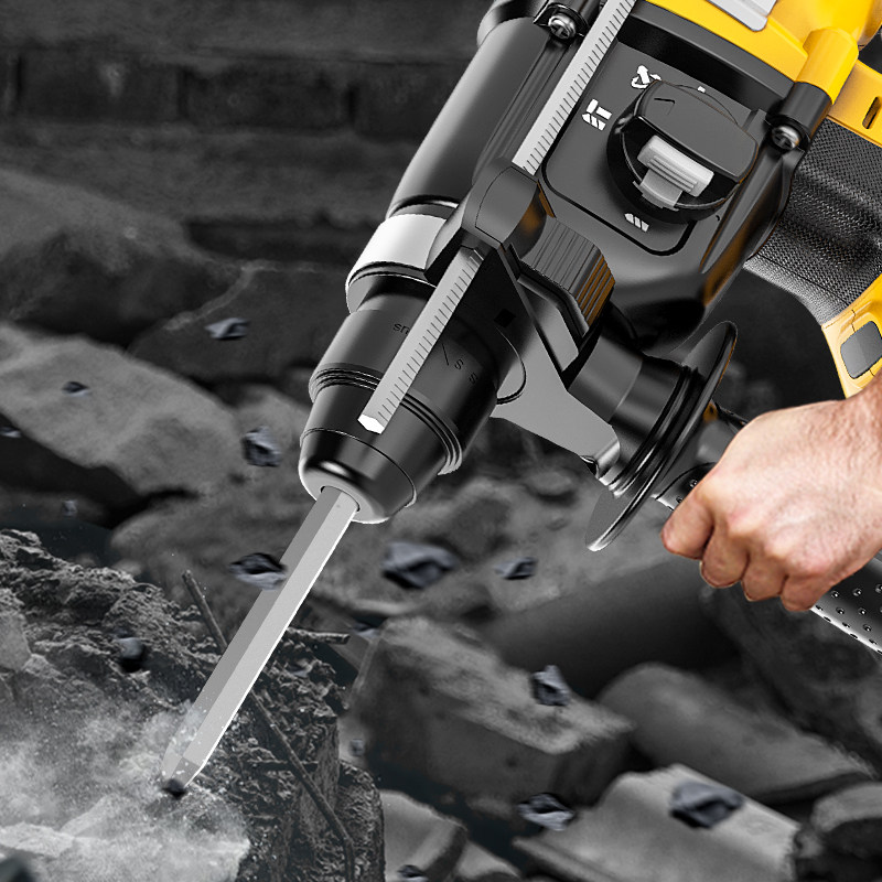 美国雷亚无刷充电式电锤电镐重型多功能锂电池无线电锤