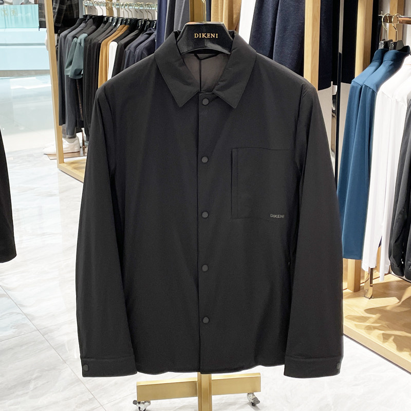 迪柯尼dikeni男装正品秋冬新品轻薄简约商务经典羽绒服
