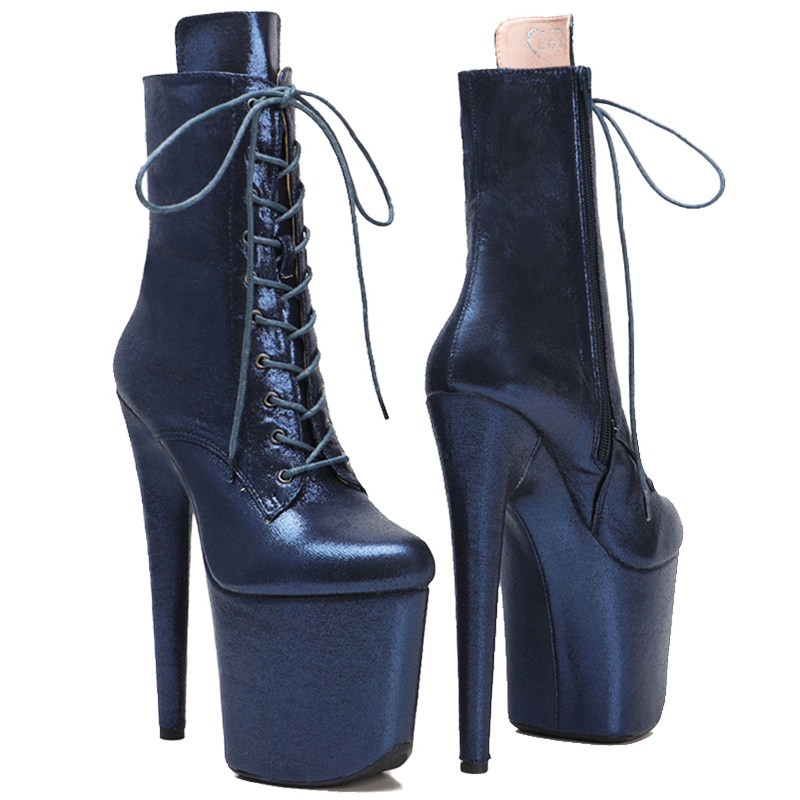 高跟leecabe欧美流行时尚钢管舞靴性感台走秀超高跟鞋钢管舞鞋