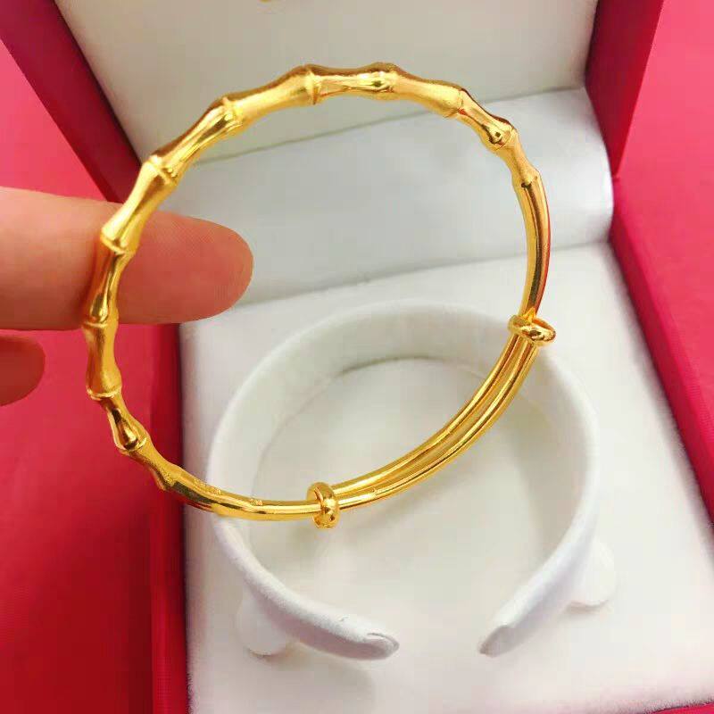 手镯足金24k黄金1314手链足金龙龙凤龙凤祥祥云新款手镯