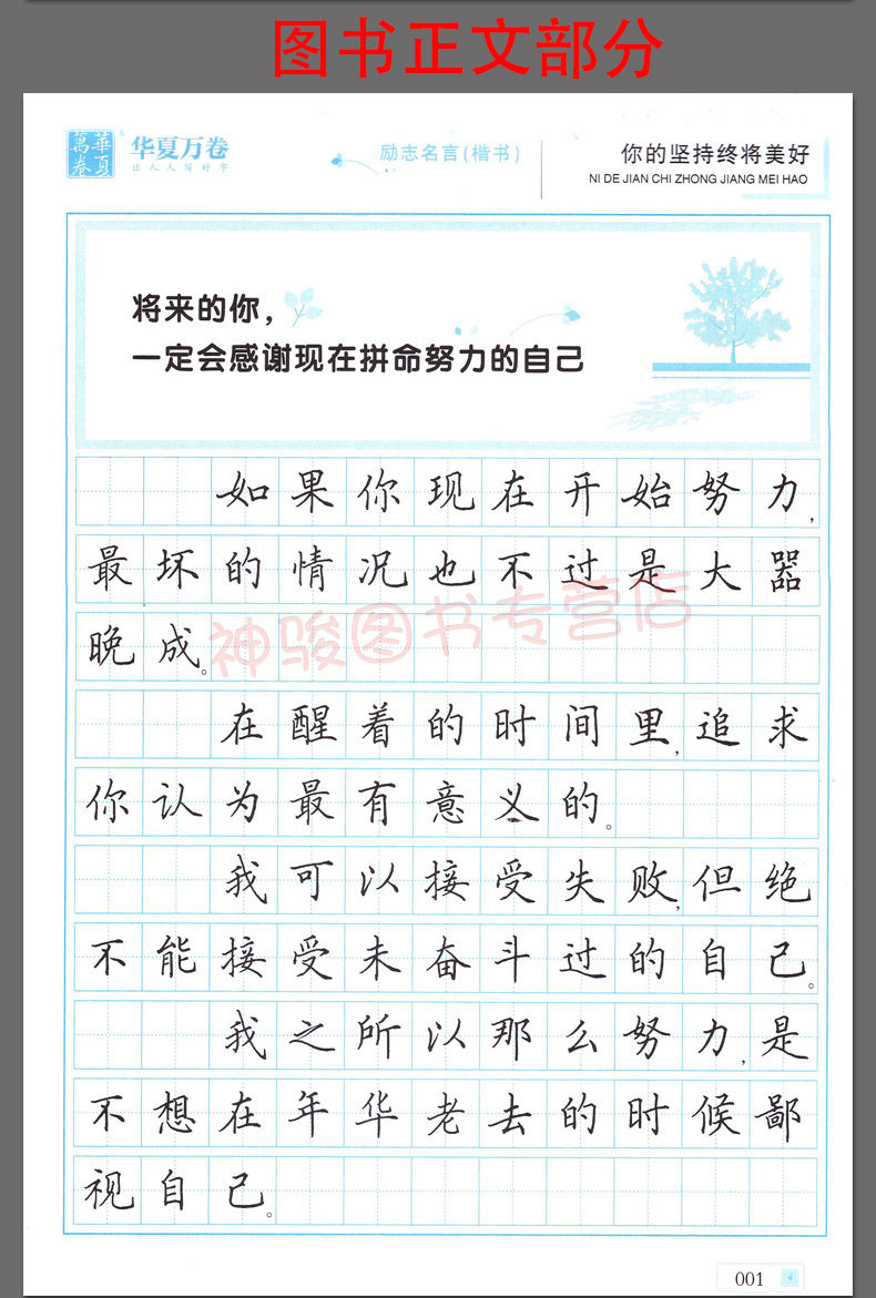 字帖华夏钢笔人人字贴练字学生教辅中学教辅