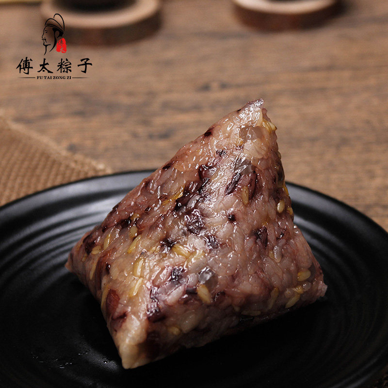 新鲜傅太粽子蛋黄粽子板栗肉粽鲜肉粽紫米豆沙甜粽10只粽子全家福