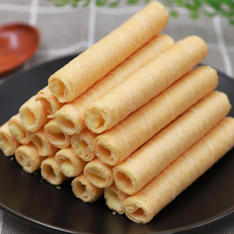 春光椰香酥卷350g袋装椰香四溢松脆可口椰奶味海南特产蛋卷酥卷