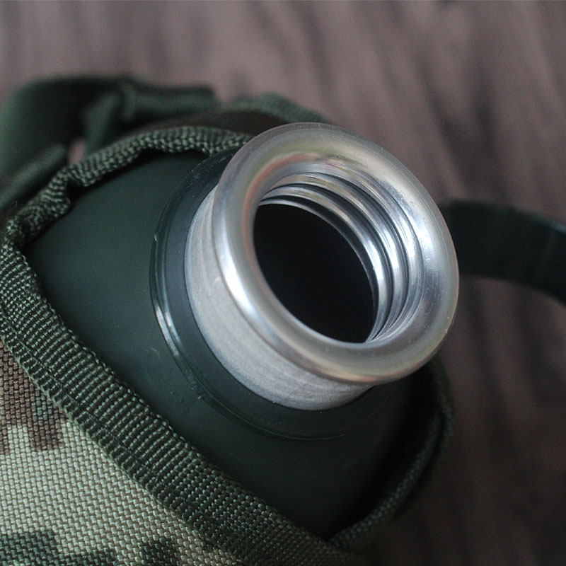 正品加厚07迷彩水壶特种兵户外登山不锈钢配发10式水壶军迷用水壶