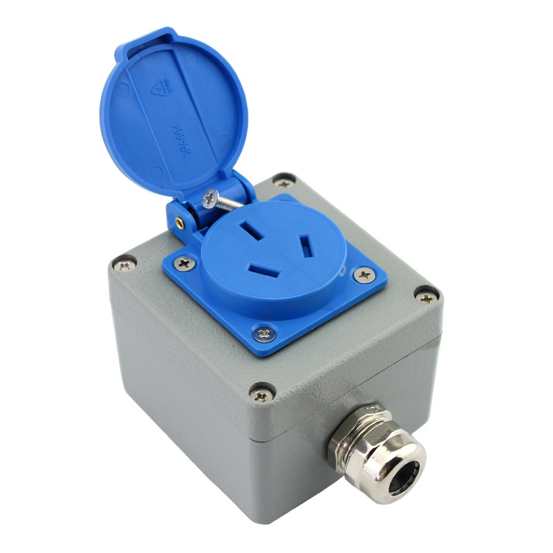 工业防爆插座户外国标五孔防水插座工业防爆插座防爆开关墙壁插座