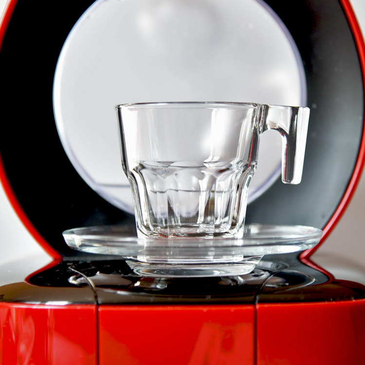 进口钢化玻璃欧意浓缩espresso咖啡杯迷你小号杯子碟子咖啡杯