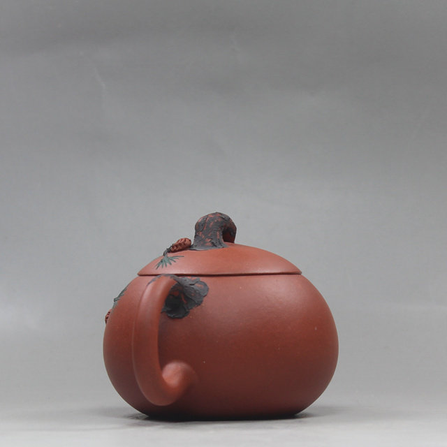 紫砂壶纯全手工特价宜兴正品原矿清水泥储建飞制松针西施壶茶壶