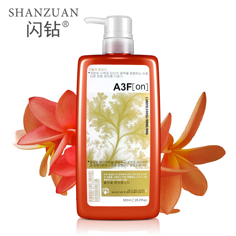 闪钻活肽清爽去屑止痒柔顺优尚a3f洗发水弱酸洗发水