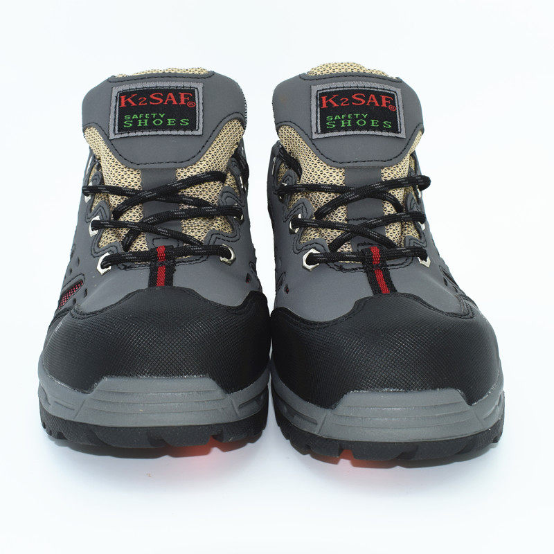 韩国k2安全鞋侧拉链防砸出口劳保鞋高防护防护鞋